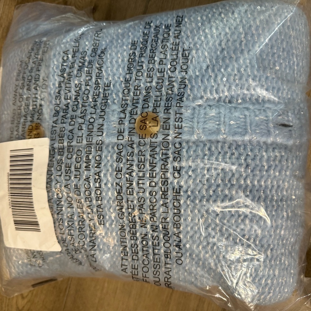 NWT! Anthropologie Maeve Layered Sparkle Cardigan Sweater Mini Dress -Multiple 🪑 - Picture 6 of 7